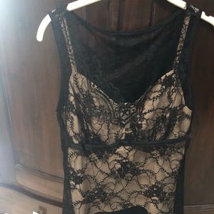 NWT Ann Taylor black lace top